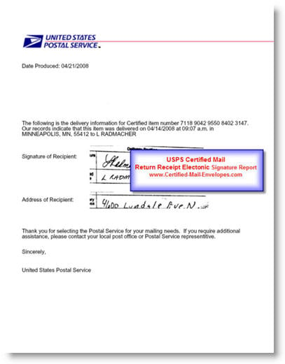 Certified Mail Letter Format from www.certified-mail-envelopes.com